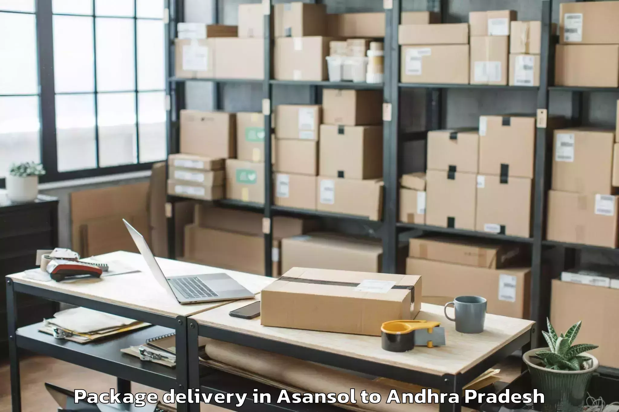 Top Asansol to Mandavalli Package Delivery Available